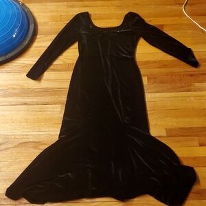 Black Velvet Mermaid Dress